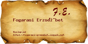 Fogarasi Erzsébet névjegykártya